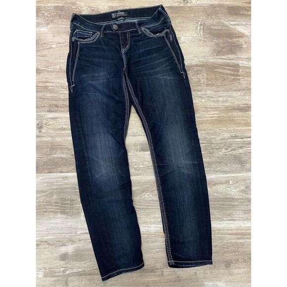 Silver Tuesday Mid Skinny Jeans Ankle Crop Women’s Size W29/L29 - Picture 1 of 7